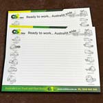 Desk pads - A3 deskds for CST Hire