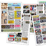 Newsletters - Digitally printed bond paper, Saddle Stitched