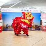 Media Wall - Advertising new routes from BNE to China
