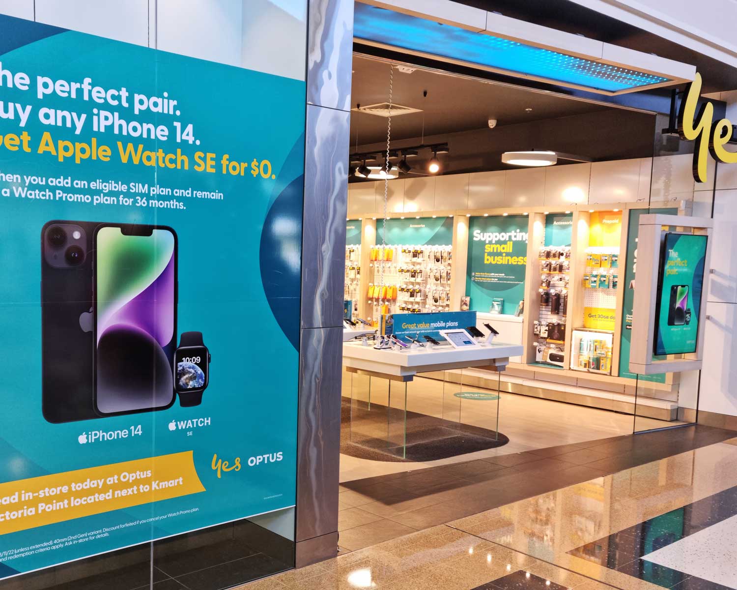 Door & Window Signage - Optus