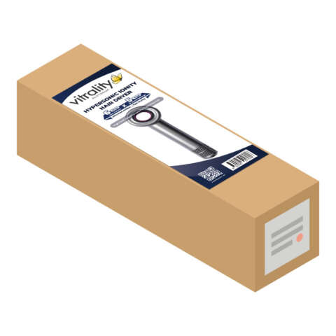 Product Packaging Box Sticker Vitrality Beauty Product Packaging
